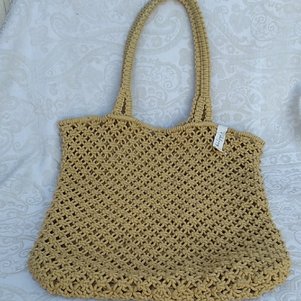 The Beach People woven tote bag